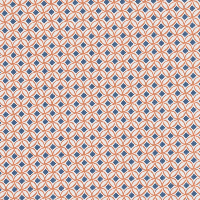 Clarke & Clarke ORTIS DENIM/SPICE Upholstery Fabric
