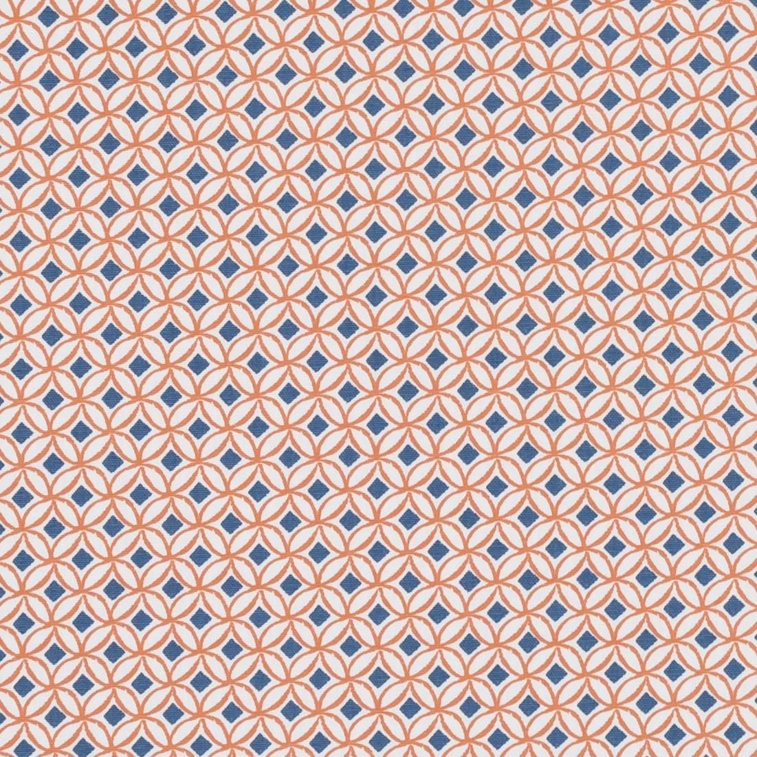 Clarke & Clarke ORTIS DENIM/SPICE Upholstery Fabric