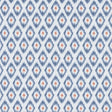 Clarke & Clarke ZORA DENIM/SPICE Upholstery Fabric