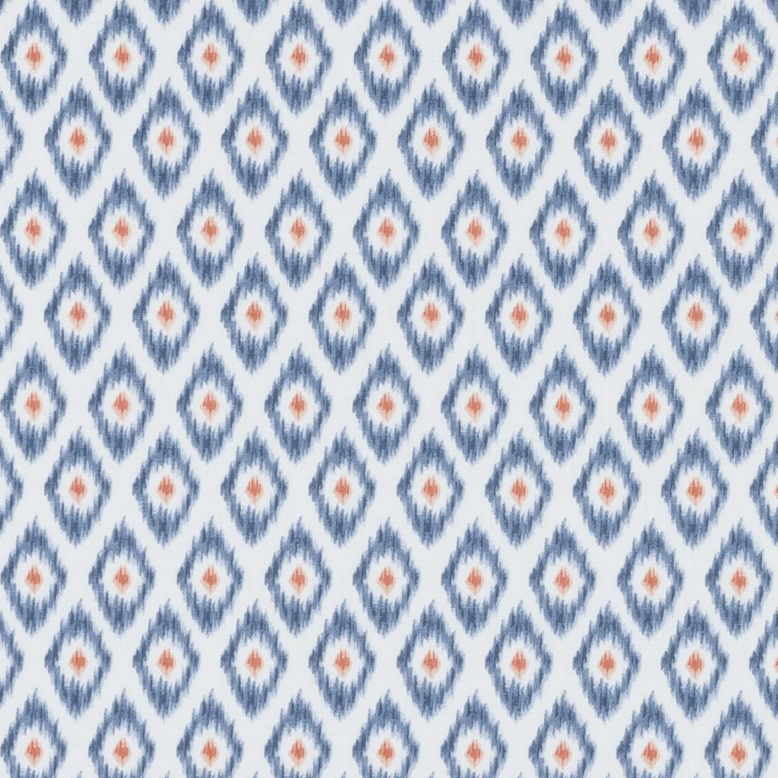 Clarke & Clarke ZORA DENIM/SPICE Upholstery Fabric