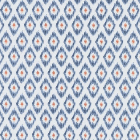 Clarke & Clarke ZORA DENIM/SPICE Upholstery Fabric