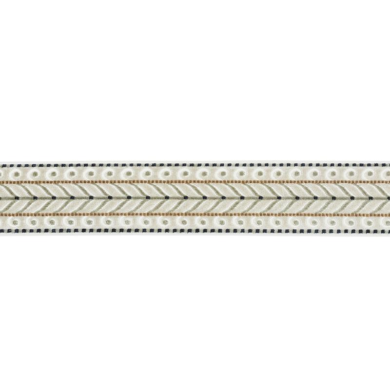 Schumacher Ivory Marion Velvet Tape