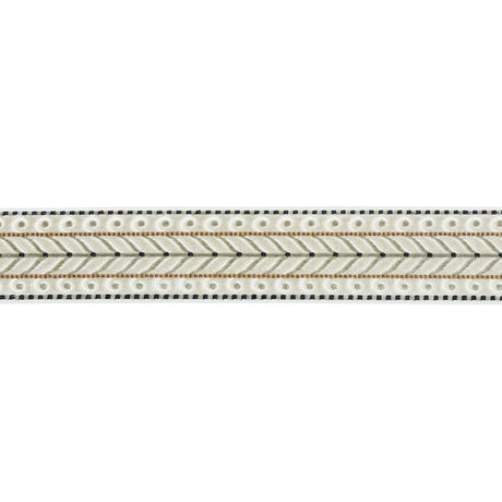 Schumacher Ivory Marion Velvet Tape