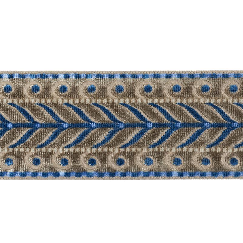 Schumacher Taupe Marion Velvet Tape