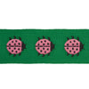 Schumacher Ladybird Tape Pink & Green Trim