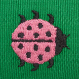 Schumacher Ladybird Tape Pink & Green Trim