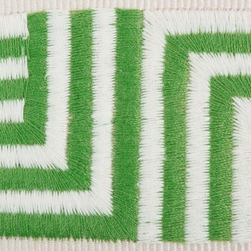 Schumacher Osilas Tape Green Trim