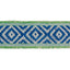 Schumacher Blue & Green Larson Handwoven Tape