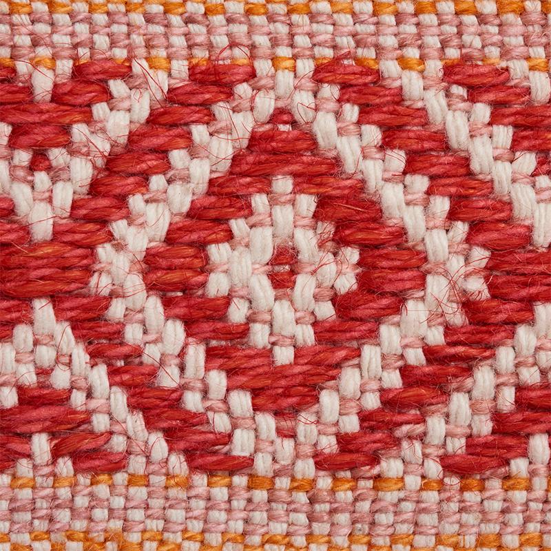 Schumacher Red & Orange Larson Handwoven Tape