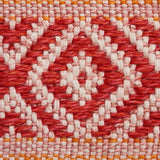 Schumacher Larson Handwoven Tape Red & Orange Trim