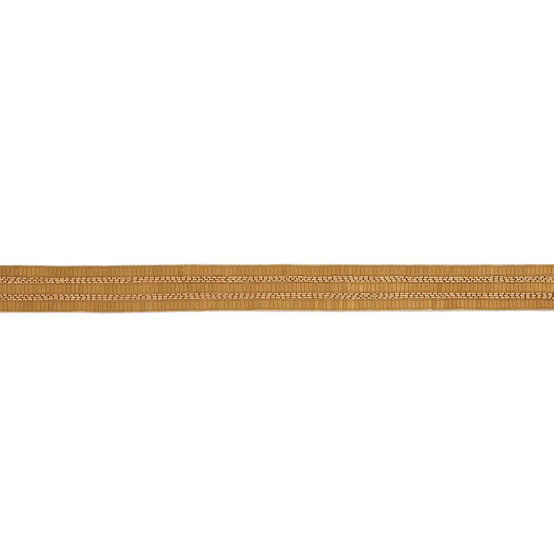 Schumacher Gold Trento Beaded Tape