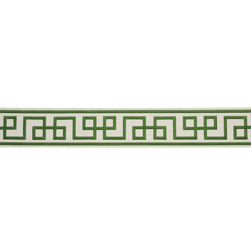 Schumacher Octavius Tape Green Trim
