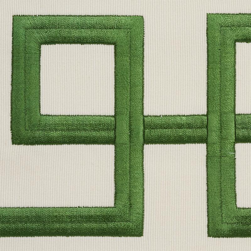 Schumacher Octavius Tape Green Trim