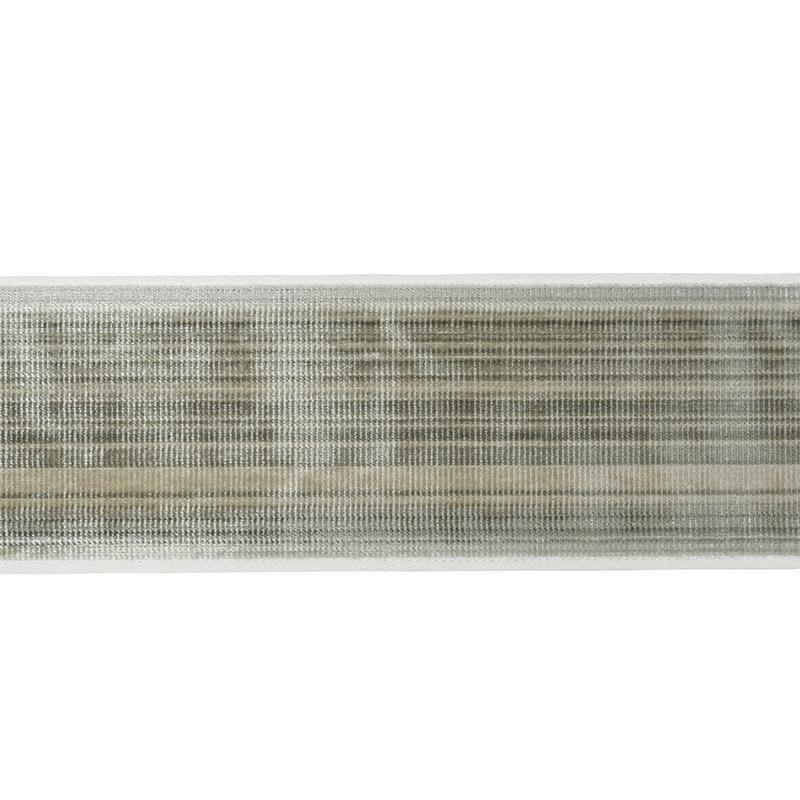 Schumacher Charcoal Gaspard Velvet Tape Wide