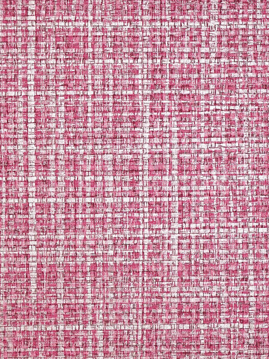 Scalamandre Jute Fuchsia Wallpaper