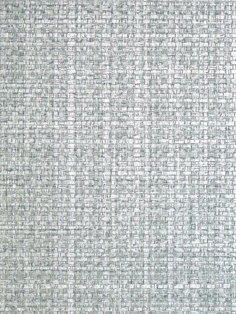 Scalamandre Jute Blue Mica Wallpaper