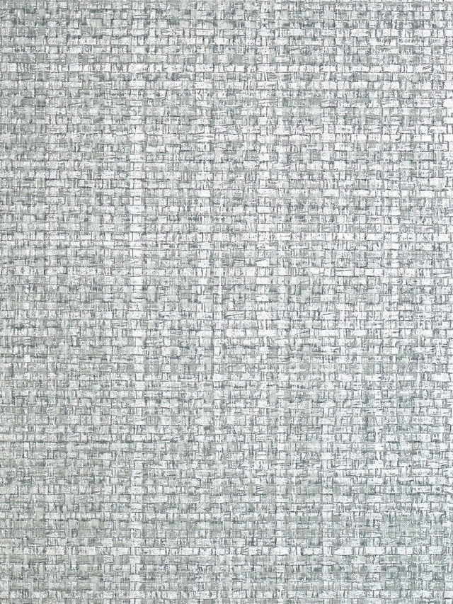 Scalamandre Jute Blue Mica Wallpaper