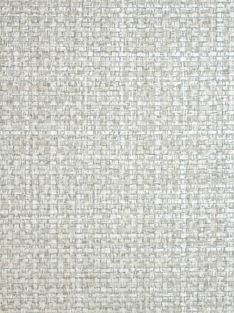 Scalamandre Jute Silver Dollar Wallpaper