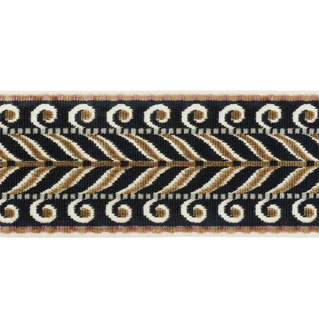 Schumacher Black Marion Velvet Tape