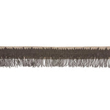 Schumacher Starling Beaded Fringe Pewter Trim