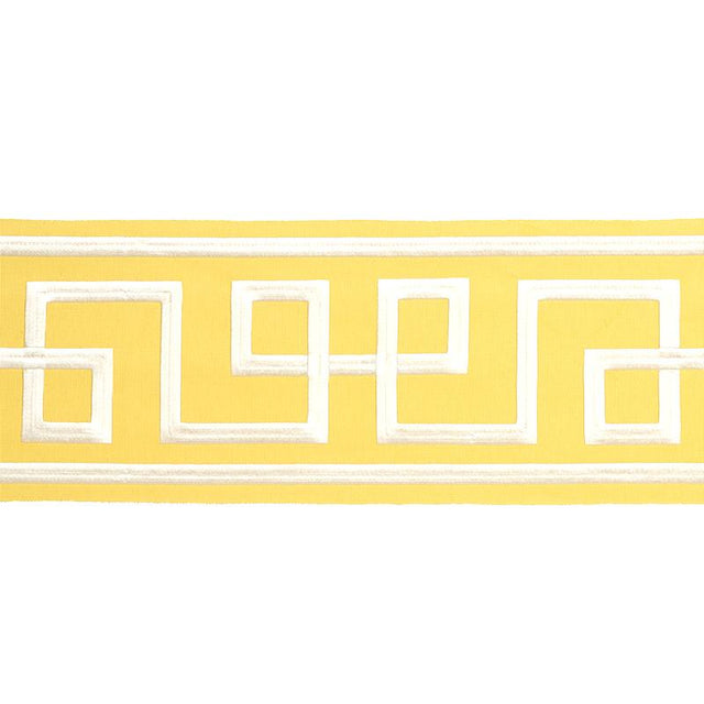 Schumacher Octavius Tape Yellow Trim