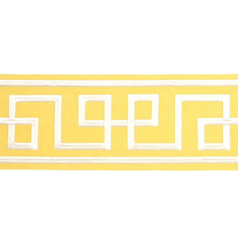 Schumacher Octavius Tape Yellow Trim