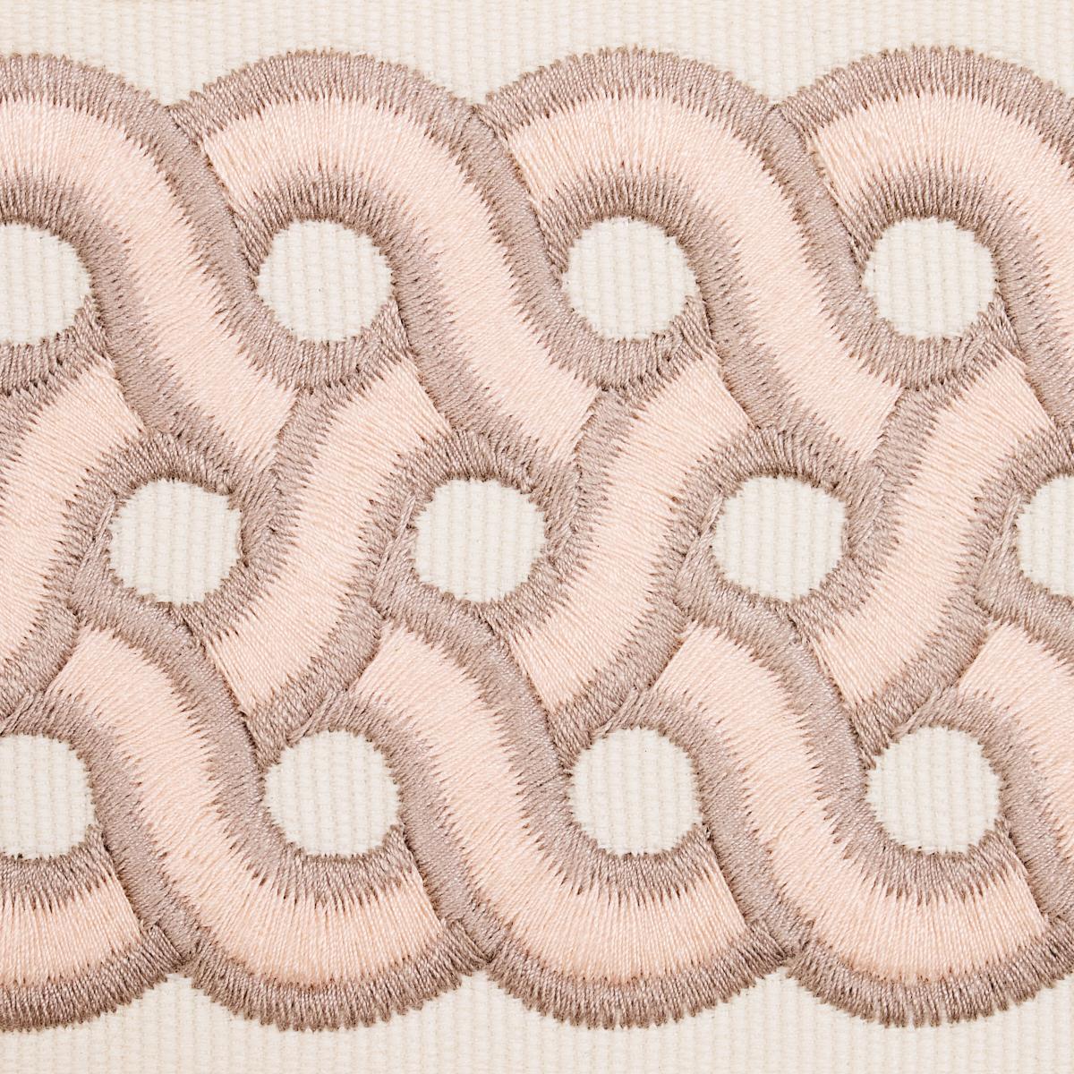 Schumacher Mandeville Tape Blush Trim