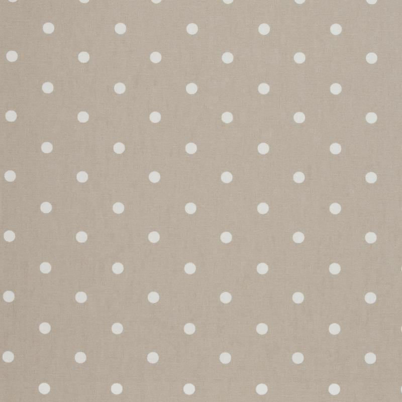 Clarke & Clarke DOTTY TAUPE Fabric