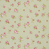 Clarke & Clarke ROSEBUD SAGE Fabric