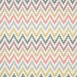 Clarke & Clarke KLAUDIA INDIGO/CRANBERRY Drapery Fabric