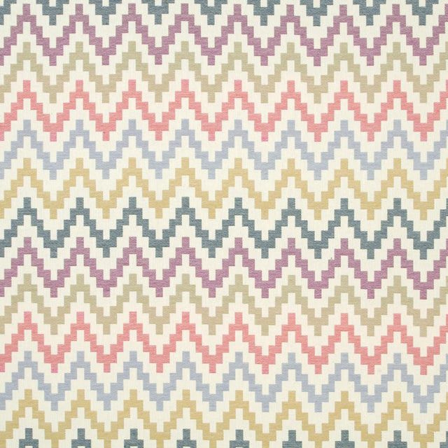 Clarke & Clarke KLAUDIA INDIGO/CRANBERRY Drapery Fabric