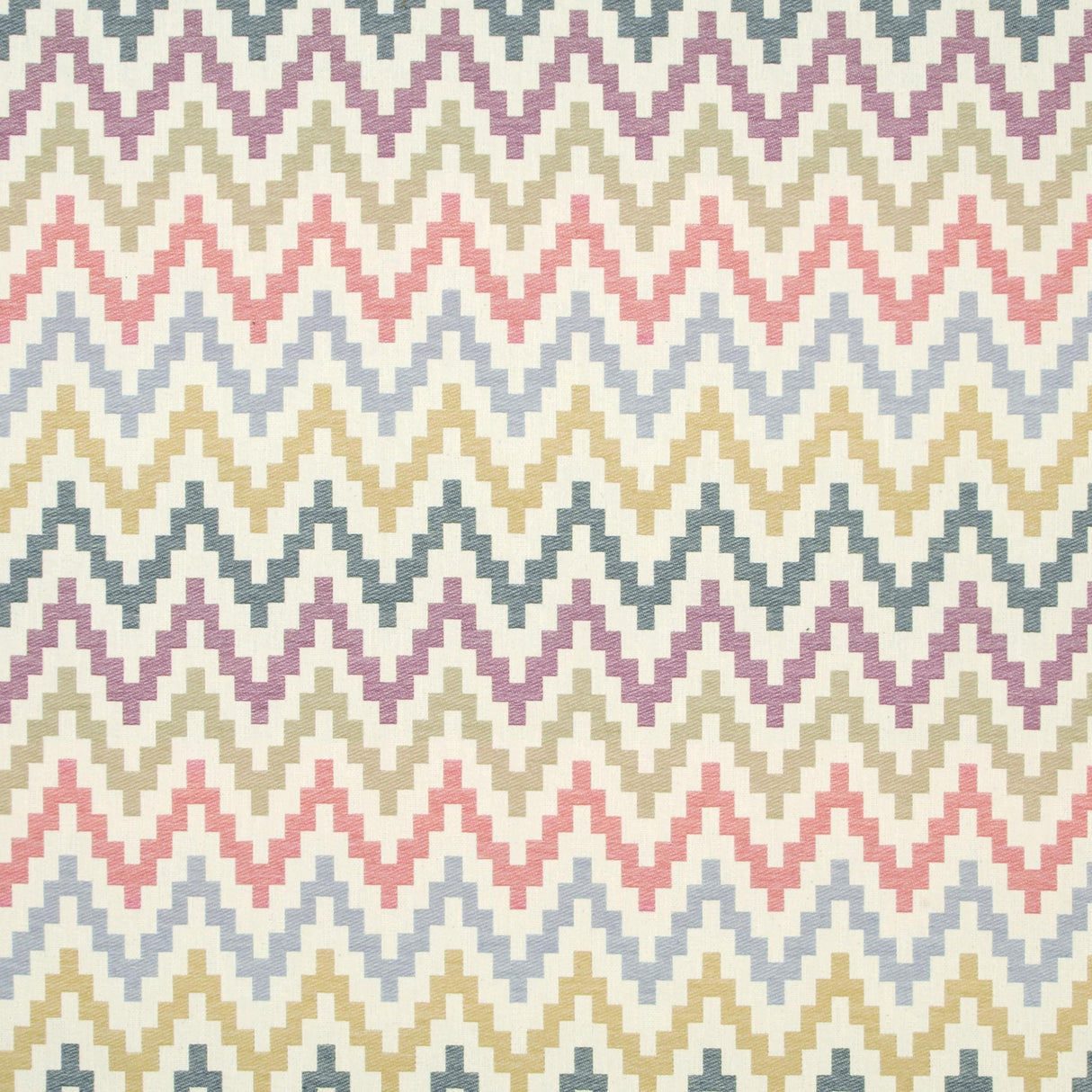 Clarke & Clarke KLAUDIA INDIGO/CRANBERRY Drapery Fabric