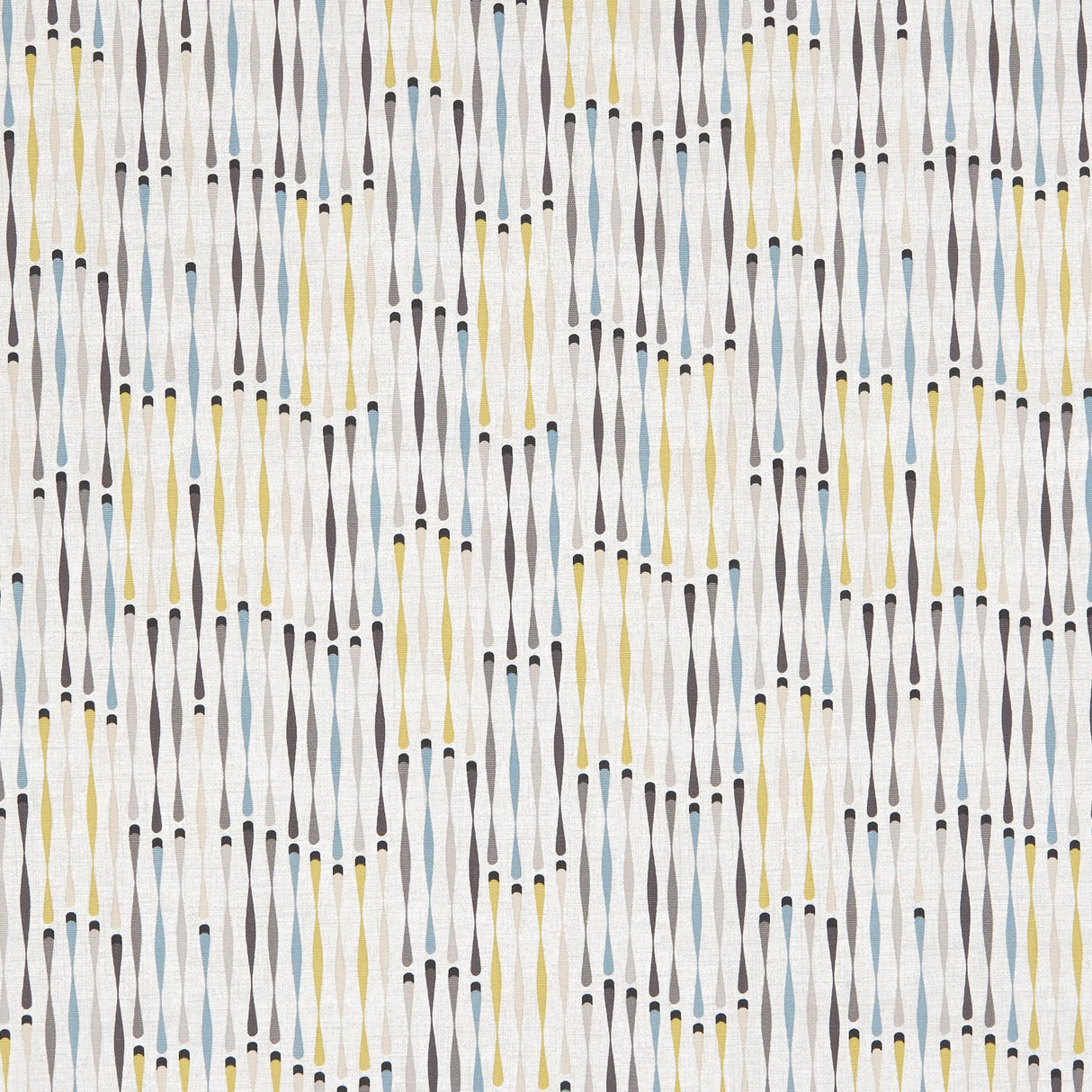 Clarke & Clarke CASSANDRA CHARCOAL/CHARTREUSE Fabric