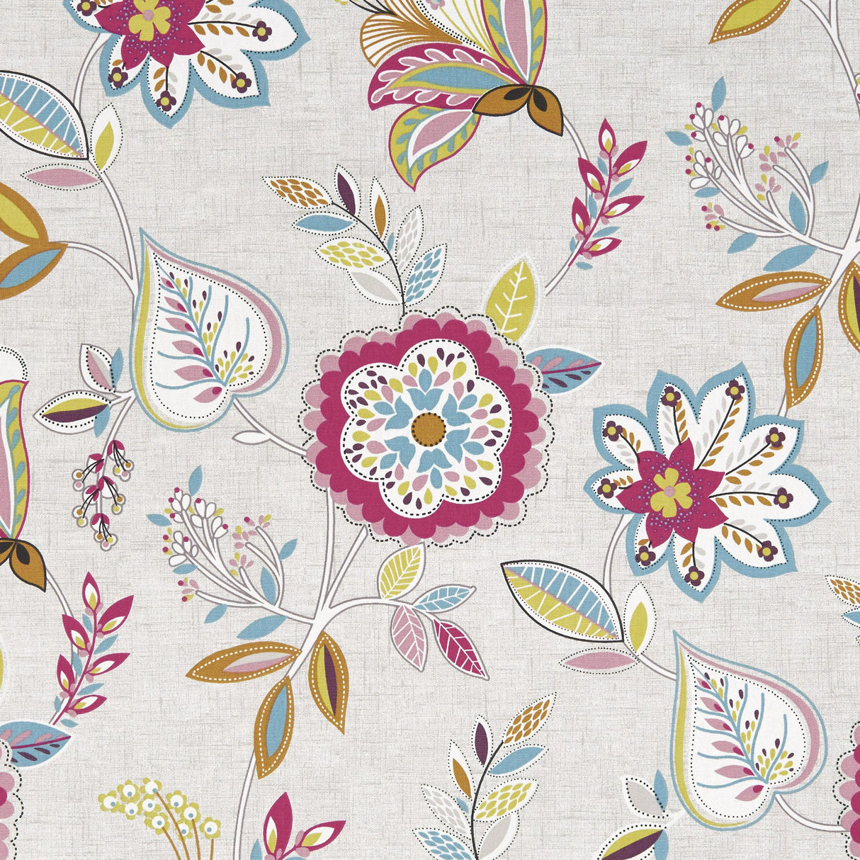 Clarke & Clarke OCTAVIA SUMMER Fabric