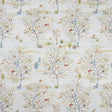 Clarke & Clarke COPPICE AUTUMN/CREAM Fabric