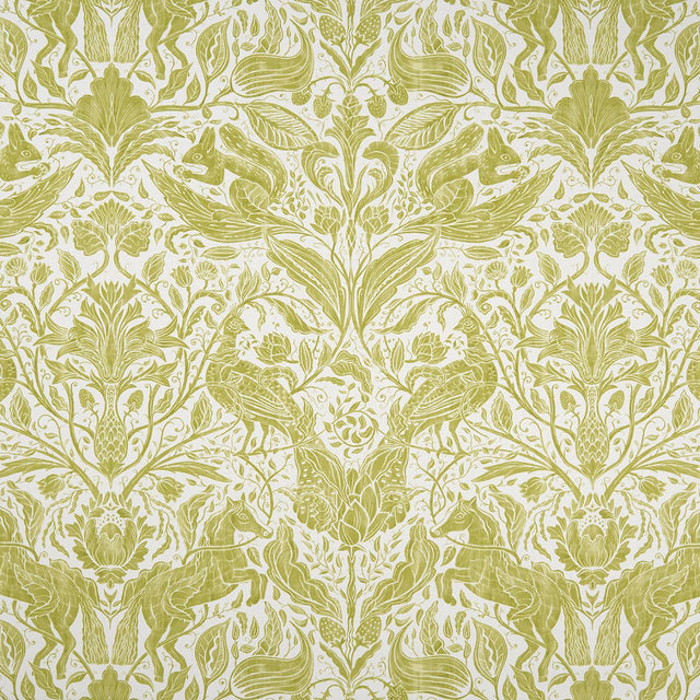 Clarke & Clarke FOREST TRAIL CITRUS Fabric