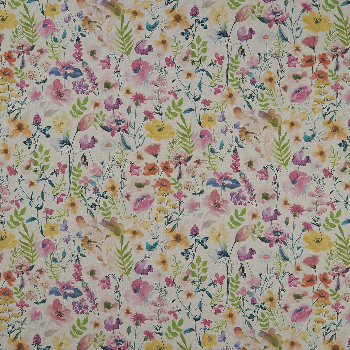 Clarke & Clarke LOLITA SUMMER/LINEN Fabric