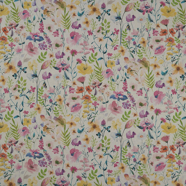 Clarke & Clarke LOLITA SUMMER/LINEN Fabric