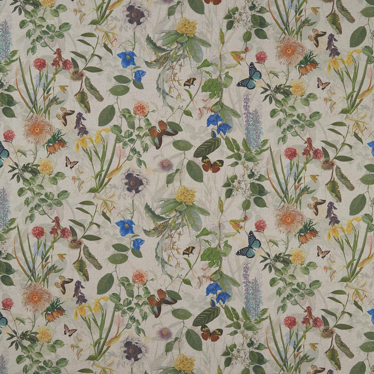Clarke & Clarke SECRET GARDEN LINEN Fabric