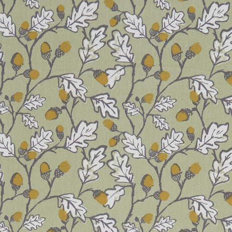 Clarke & Clarke ACORN TRAIL SAGE Fabric