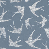 Clarke & Clarke FLY AWAY NAVY Fabric