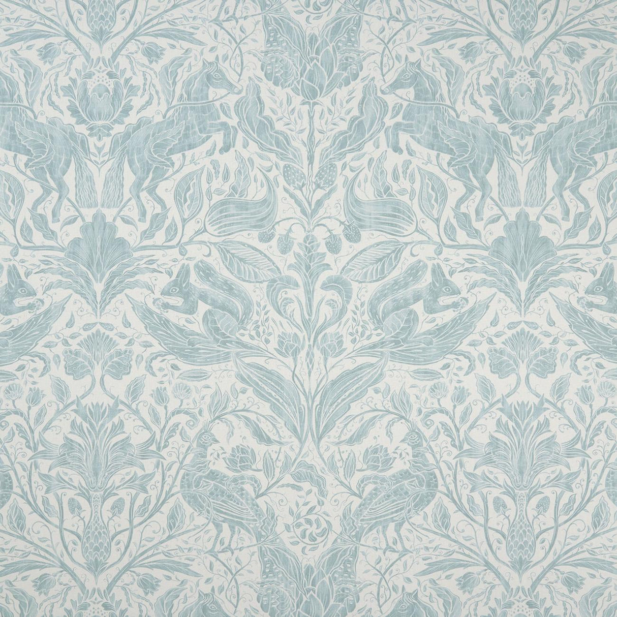 Clarke & Clarke FOREST TRAIL DUCKEGG Fabric