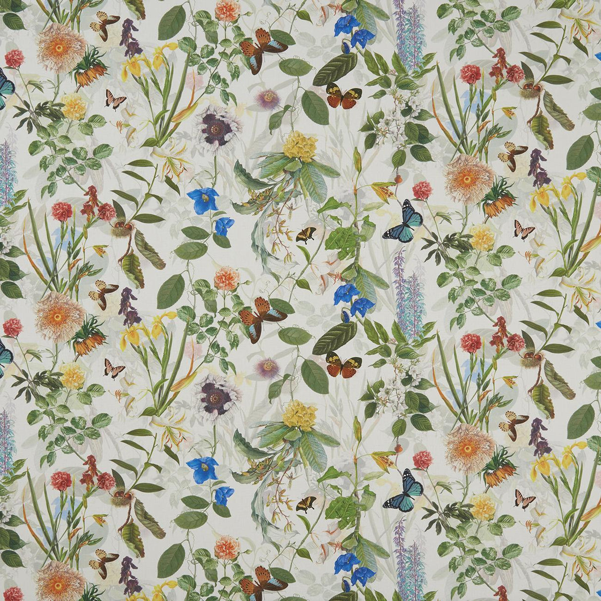 Clarke & Clarke SECRET GARDEN CREAM Fabric
