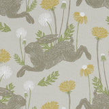 Clarke & Clarke MARCH HARE LINEN Fabric