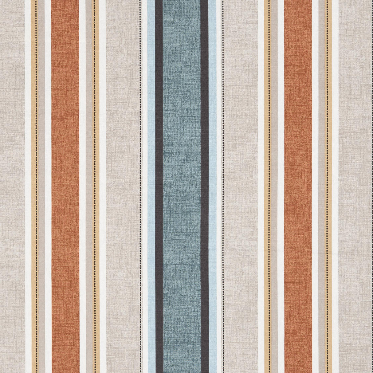Clarke & Clarke LUELLA TEAL/SPICE Fabric