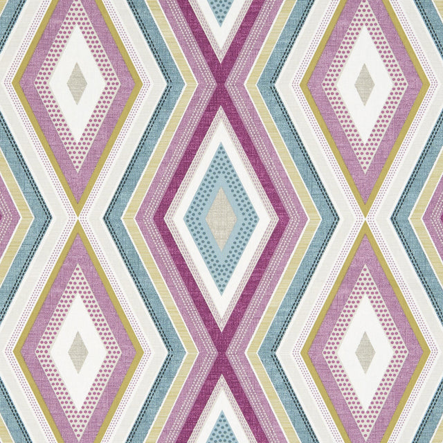 Clarke & Clarke TERRAZZO DAMSON Fabric