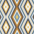 Clarke & Clarke TERRAZZO TEAL/SPICE Fabric