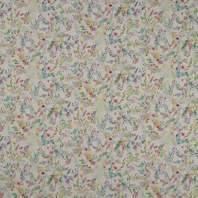 Clarke & Clarke FORGET ME NOT LINEN Fabric