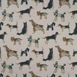 Clarke & Clarke WALKIES LINEN Fabric