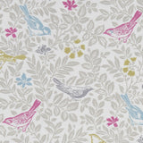 Clarke & Clarke BIRD SONG SUMMER Fabric